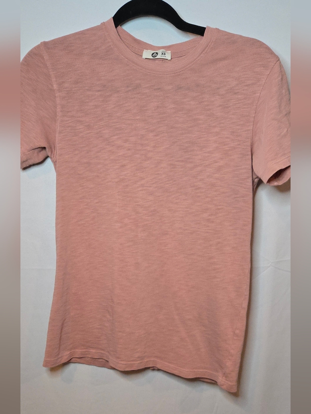 American Giant Pink Short Sleeve Supima Cotton Tshirt Women's XS